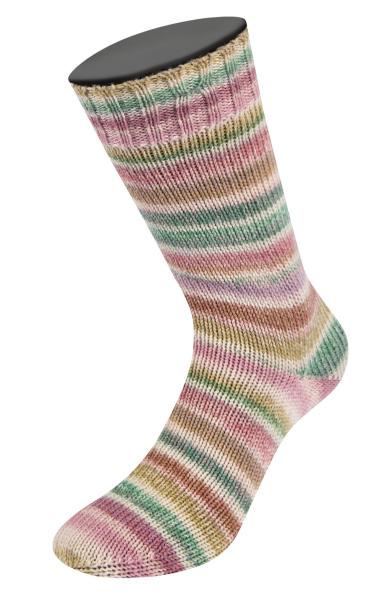 Eine Socke aus der Cool Wool 4 Socks Print in Farbe 7757